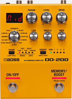 BOSS OD-200EXP HYBRID PEDALE OVERDRIVE-1