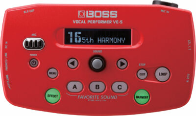 BOSS VE-5RD PROCESSEUR VOCAL ET D'EFFETS AVEC LOOPER-1