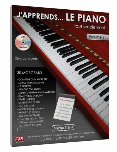 Astie J Apprends Le Piano Tout Simplement Volume 2