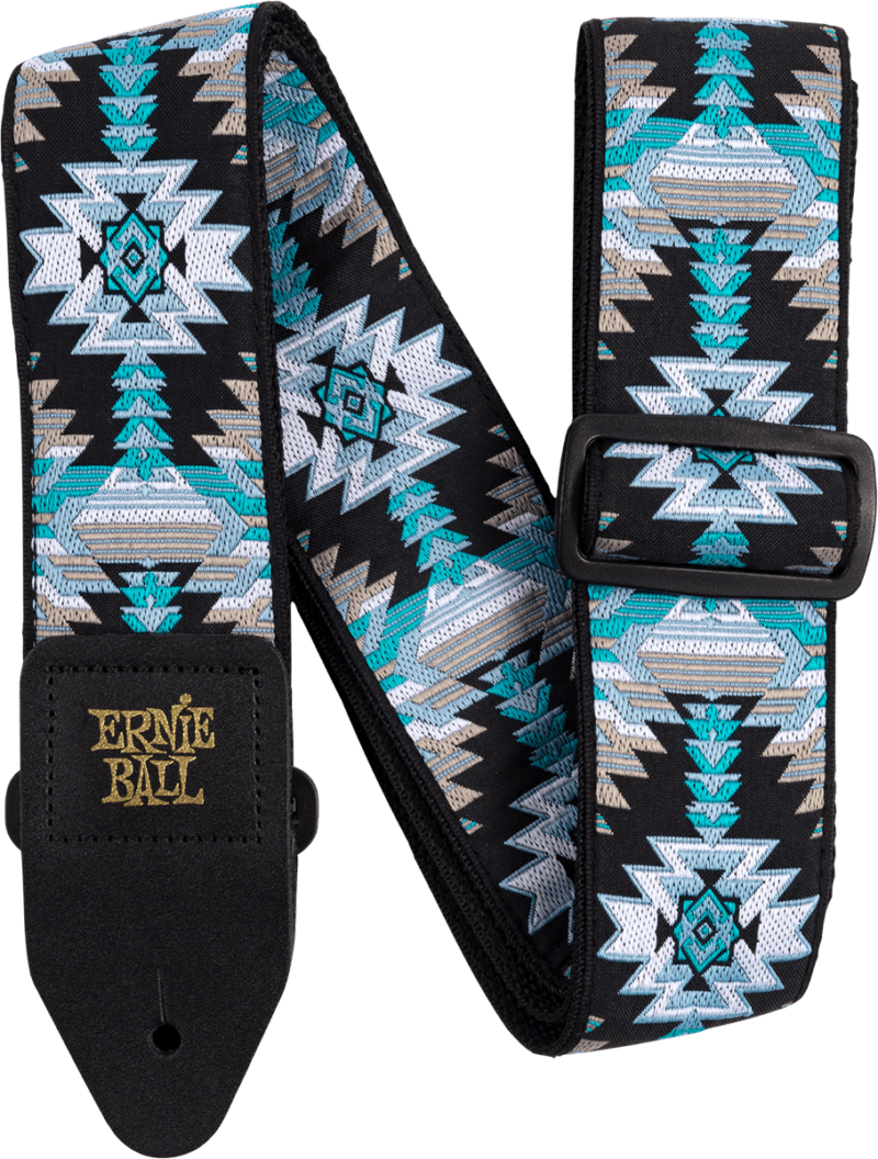 Ernie Ball 4609 Sangle Jacquard Alburquerque Blue