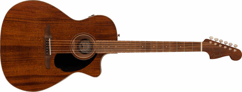Fender Newporter Special Mahogany With Gig Bag Pau Ferro Fingerboard Natural