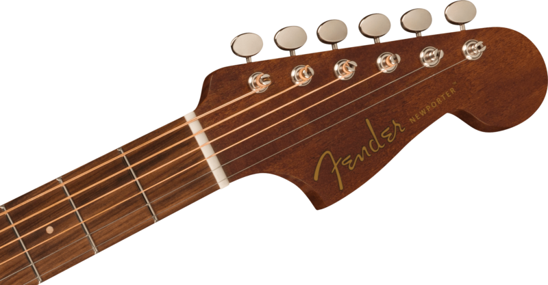Fender Newporter Special Mahogany With Gig Bag Pau Ferro Fingerboard Natural
