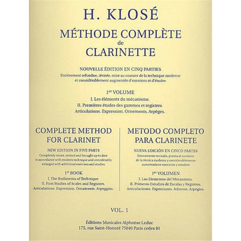 Klose Methode Complete Vol 1