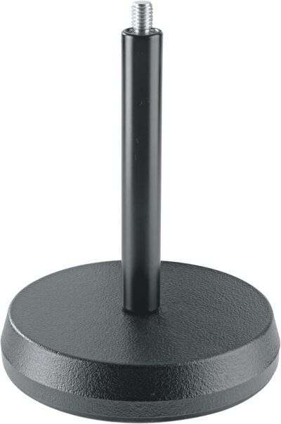 Km 232 Pied Table Socle Rond 13 Cm Noir