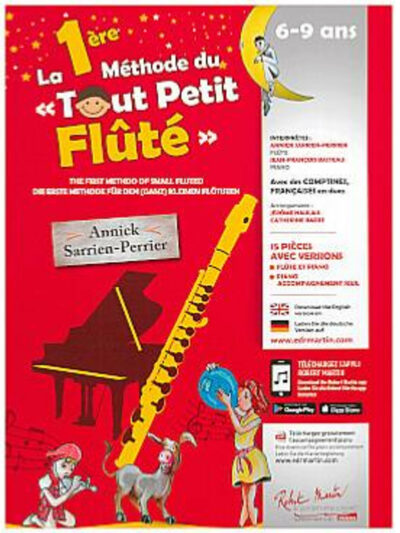 Le Tout Petit Flute 1ere Methode 6 9 Ans Sarrien Perrier