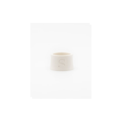 Ligature De Saxophone Soprano Arctic White