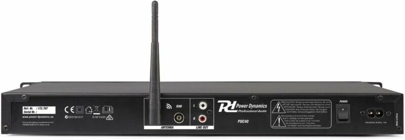 Tuner Power Dynamics Dab Fm Usb Bt Pdc40 2