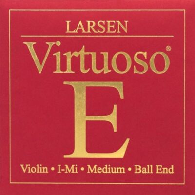 Larsen Virtuoso Cordes Violon Jeu Medium Avec Mi Acier A Boule