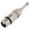 Neutrik Na2fp Adaptateur Xlr Femelle Jack Mono 63mm