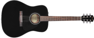 FENDER CD-60 DREADNOUGHT V3 DS, WALNUT FINGERBOARD, BLACK-7