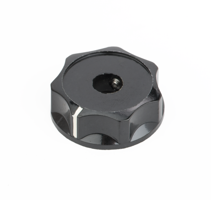 FENDER DELUXE JAZZ BASS LOWER CONCENTRIC KNOB, BLACK-3