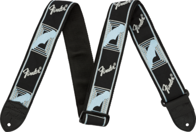 FENDER MONOGRAMMED BLACK/LIGHT GREY/BLUE-1