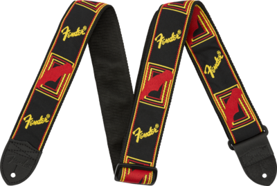 FENDER MONOGRAMMED BLACK/YELLOW/RED-1