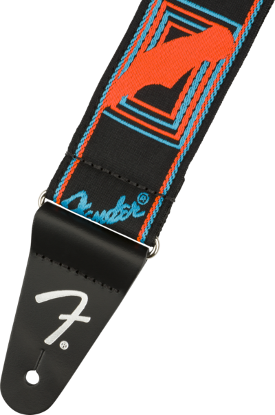 FENDER NEON MONOGRAMMED BLUE AND ORANGE-3