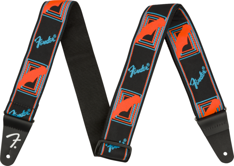 FENDER NEON MONOGRAMMED BLUE AND ORANGE-4