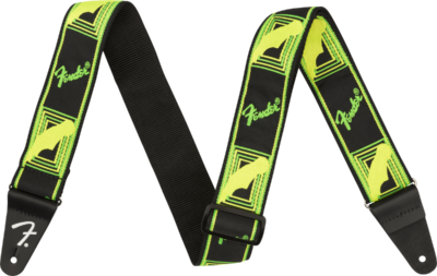 FENDER NEON MONOGRAMMED GREEN AND YELLOW-2