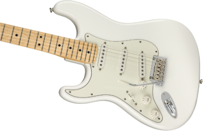 FENDER PLAYER STRATOCASTER GAUCHER MAPLE FINGERBOARD POLAR WHITE-3