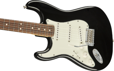 FENDER PLAYER STRATOCASTER GAUCHER PAU FERRO FINGERBOARD BLACK-3