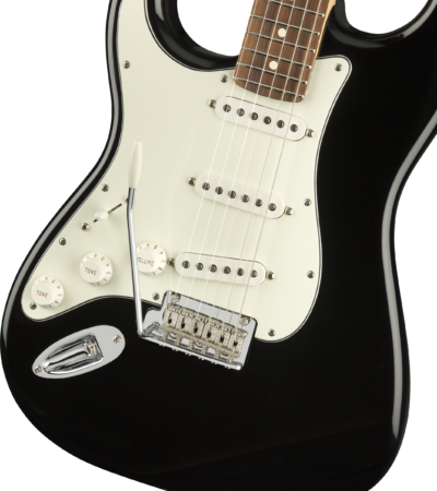 FENDER PLAYER STRATOCASTER GAUCHER PAU FERRO FINGERBOARD BLACK-4