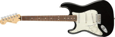 FENDER PLAYER STRATOCASTER GAUCHER PAU FERRO FINGERBOARD BLACK-6