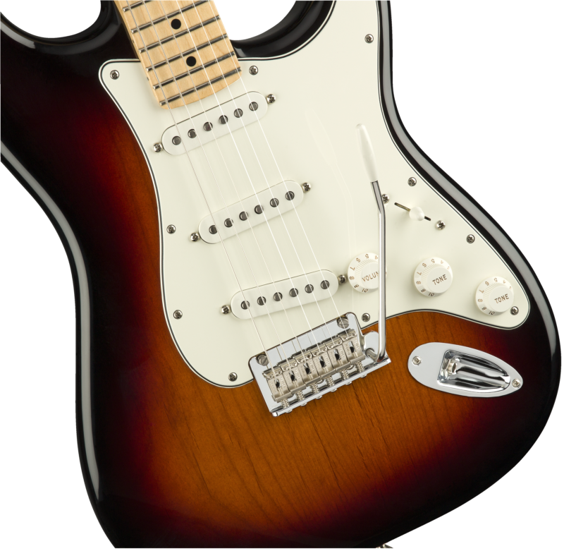 FENDER PLAYER STRATOCASTER MAPLE FINGERBOARD 3-COLOR SUNBURST-4