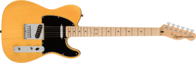 SQUIER AFFINITY SERIES TELECASTER MAPLE FiNGERBOARD BLACK PICKGUARD BUTTERSCOTCH BLONDE-6