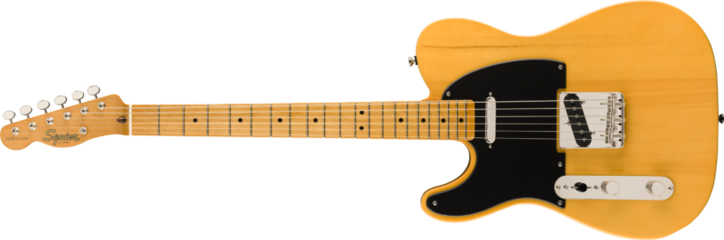 SQUIER CLASSIC VIBE '50S TELECASTER GAUCHER MAPLE FINGERBOARD BUTTERSCOTCH BLONDE-6