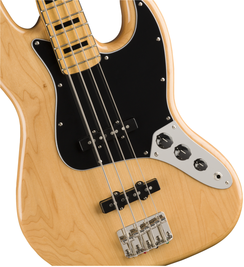 SQUIER CLASSIC VIBE '70S JAZZ BASS MAPLE FINGERBOARD NATURAL-4