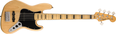 SQUIER CLASSIC VIBE '70S JAZZ BASS V MAPLE FINGERBOARD NATUREL-6