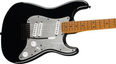 SQUIER CONTEMPORARY STRATOCASTER SPECIAL ROASTED MAPLE FINGERBOARD SILVER ANOLIZED PICKGUARD BLACK-3