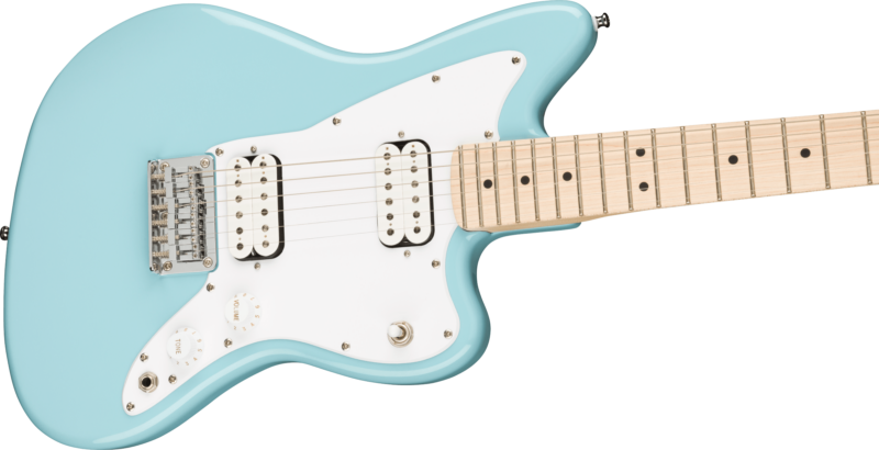 SQUIER MINI JAZZMASTER HH MAPLE FINGERBOARD DAPHNE BLUE-3