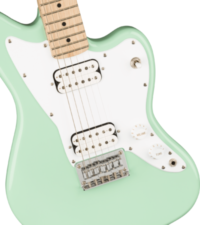 SQUIER MINI JAZZMASTER HH MAPLE FINGERBOARD SURF GREEN-4