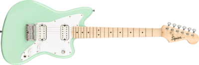 SQUIER MINI JAZZMASTER HH MAPLE FINGERBOARD SURF GREEN-6