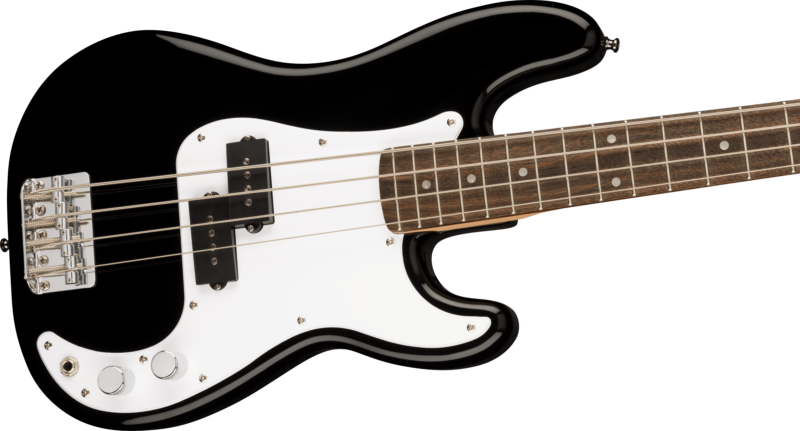 SQUIER MINI PRECISION BASS LAUREL FINGERBOARD BLACK-3