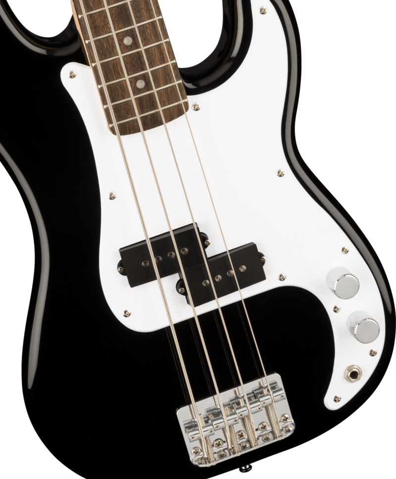 SQUIER MINI PRECISION BASS LAUREL FINGERBOARD BLACK-4