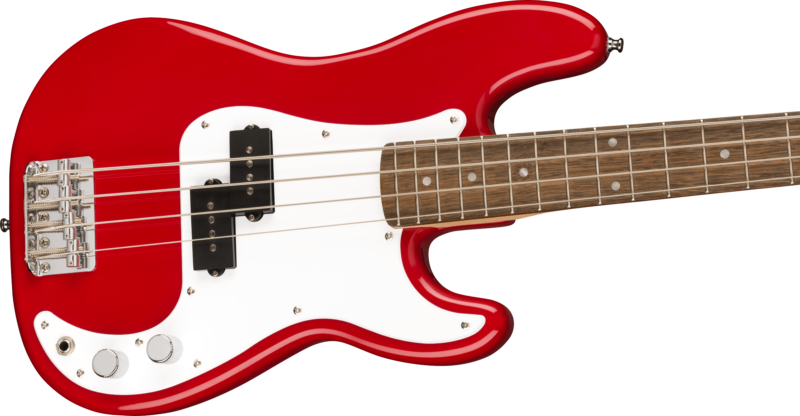 SQUIER MINI PRECISION BASS LAUREL FINGERBOARD DAKOTA RED-3