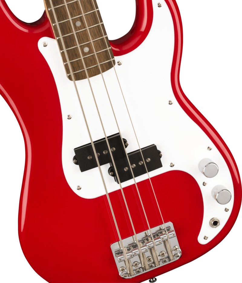 SQUIER MINI PRECISION BASS LAUREL FINGERBOARD DAKOTA RED-4