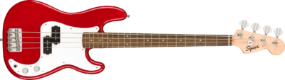 SQUIER MINI PRECISION BASS LAUREL FINGERBOARD DAKOTA RED-6