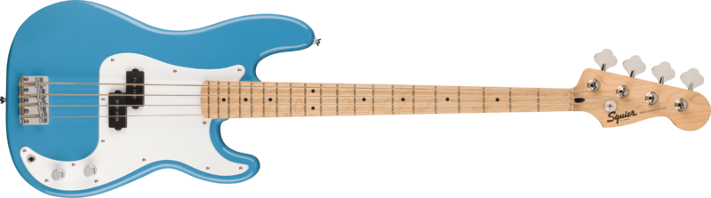 SQUIER SONIC PRECISION BASS MAPLE FINGERBOARD WHITE PICKGUARD CALIFORANIA BLUE-6