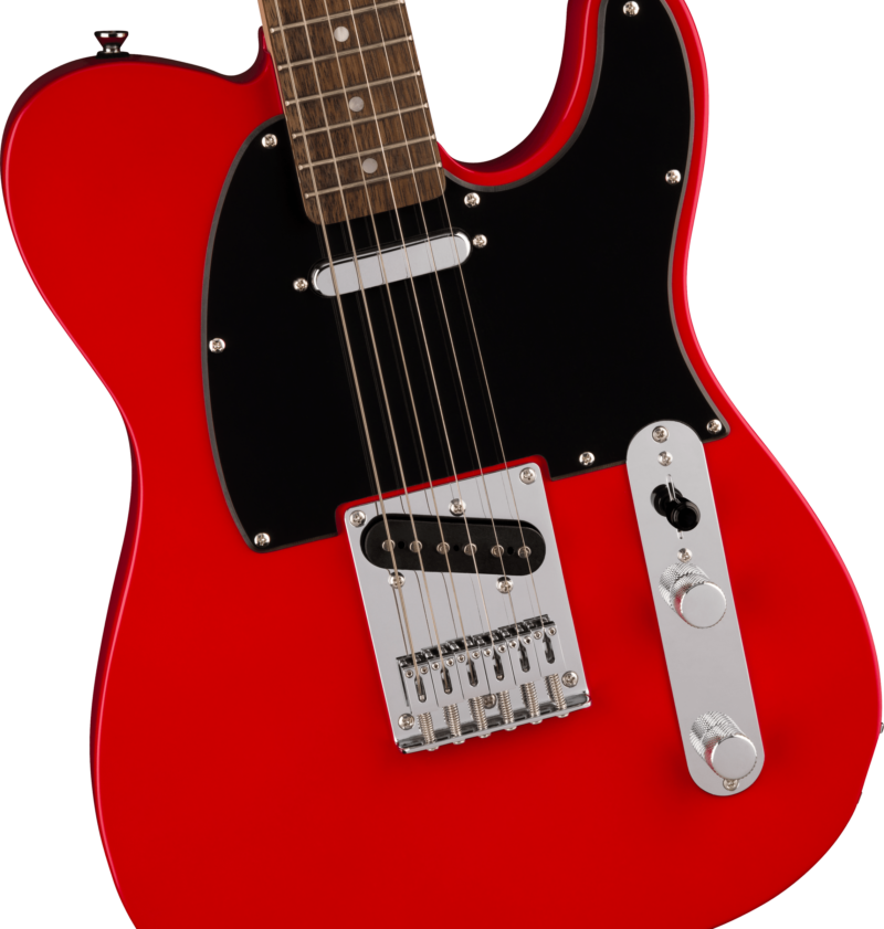 SQUIER SONIC TELECASTER LAUREL FINGERBOARD BLACK PICKGUARD TORINO RED-4