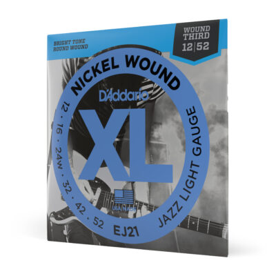 D'ADDARIO EJ21 NICKEL WOUND JAZZ LIGHT 12/52-1