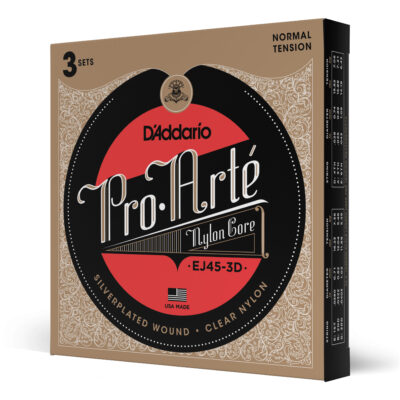 D Addario Ej45 D Pro Arte Nylon Paquet De 3 Normal Tension