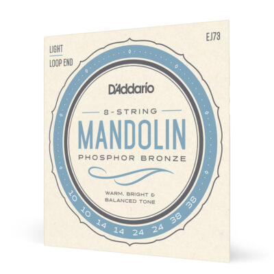 D'ADDARIO EJ73 MANDOLIN, PHOSPHORE BRONZE, LIGHT, 10/38-1