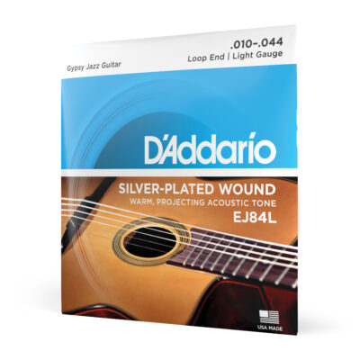 D'ADDARIO EJ84L GYPSY JAZZ, LOOP END, LIGHT, 10/44-1