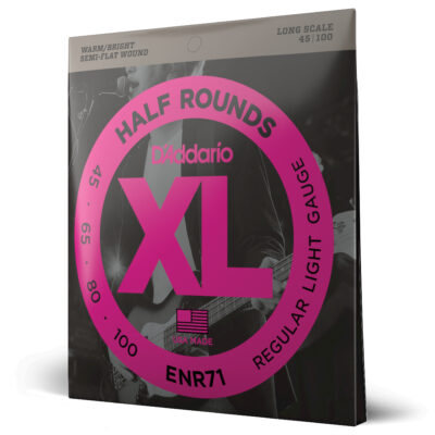 D'ADDARIO ENR71 HALF ROUNDS BASS, REGULAR LIGHT, 45/100, LONG SCALE-1