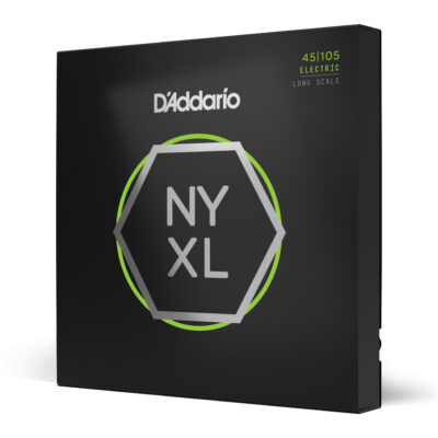 D'ADDARIO NYXL45105, LONG SCALE, LIGHT TOP / MED BOTTOM, 45-105-1