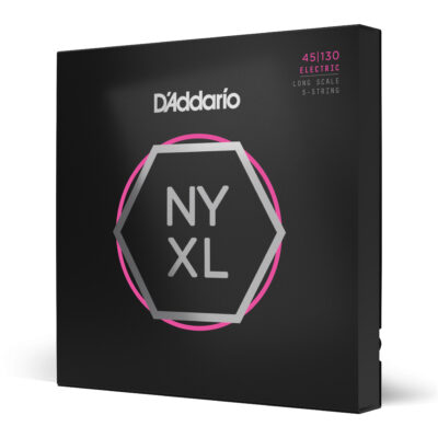 D'ADDARIO NYXL45130, LONG SCALE, REGULAR LIGHT 5-STRING, 45-130-1