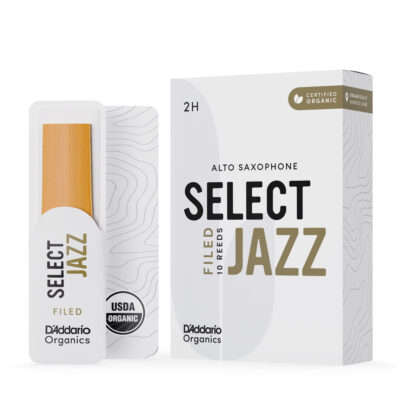 D Addario Organic Select Jazz Filed Saxo Alto Force 2 Hard Boite 10 Anches