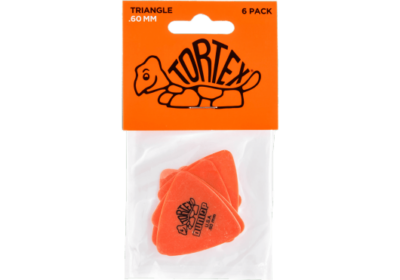 DUNLOP 431P60 SACHET 6 MEDIATORS 0,60MM TORTEX TRIANGLE-1