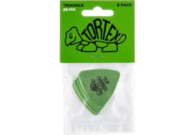 DUNLOP 431P88 SACHET 6 MEDIATORS 0,88MM TORTEX TRIANGLE-1